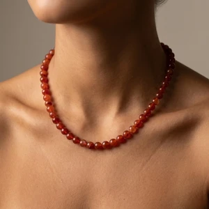 THEIA GemWorks Libe — Kızıl Akik Kolye