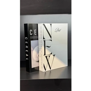 NuN Studio 2'li Dekoratif Kitap Kutu - Premium Kalite