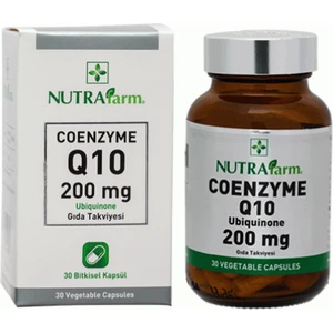 Nutrafarm Coenzyme Q-10 200 mg 30 Kapsül