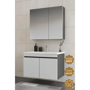 Teta Home Tokyo 80 cm Mdf Banyo Dolabı Seti