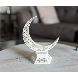 3D Baskı Dekoratif Hilal Biblosu