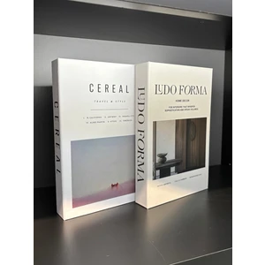 NuN Studio 2'li Dekoratif Kitap Kutu