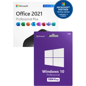 Windows 10 Pro Oem Office 2021 Pro Plus Dijital Lisans Anahtarı