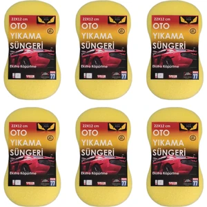 6 Adet Oto Yıkama Süngeri