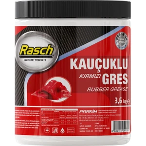 Kauçuklu Katı Gres Yağı Kırmızı - 3.6 Kg.