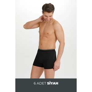 Erkek 6'lı Likralı Boxer