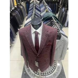 Kışlık Regular Kesim Yün  Erkek Ceketi