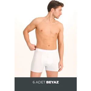 Erkek 6'lı Likralı Boxer