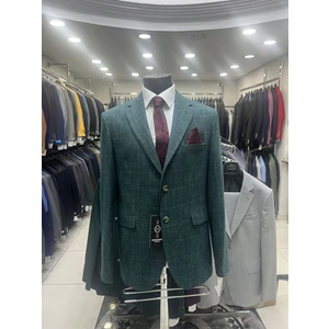 Kışlık Regular Kesim Yün  Erkek Ceketi