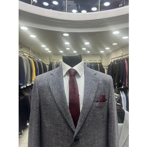 Kışlık Regular Kesim Yün  Erkek Ceketi