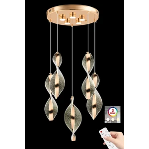 Mars Gold 5'li Kumandalı Avize