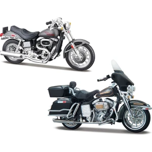 1/18 Harley-Davidson Ikili Motorlar 70'ler