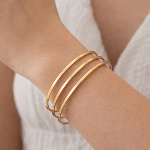 Yush Aksesuar 3'lü Çelik Ajda Bilezik