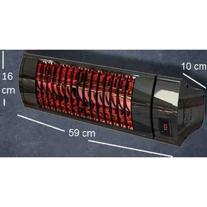 Eır-Rc 2000 Wat Uzaktan Kumandalı Duvar Tipi Elektrikli Isıtıcı