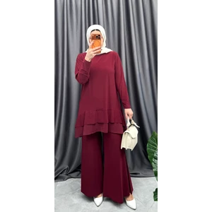 Nisum Moda Ispanyol Paça Pantolonlu Ikili Takım