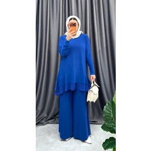 Nisum Moda Ispanyol Paça Pantolonlu Ikili Takım