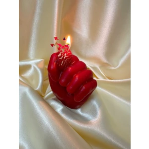 Nah Şeklinde Espirili Mum