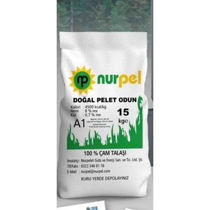 NURPEL %100 Çam Peleti Orijinal 15KG 30L
