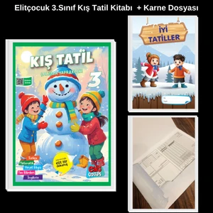 Elitçocuk 3.sınıf Kış Tatil Kitab + 2 Kitap