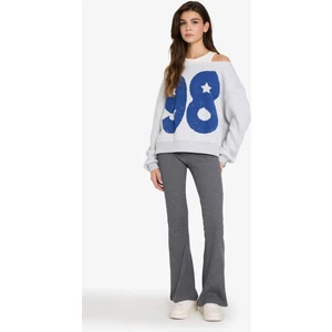 Oversize Baskılı Kalın Kumaş Sweatshirt G7172AX25CW