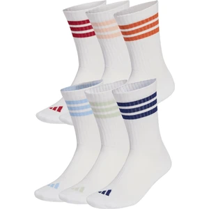 Adidas Performance KE5493 3-Stripes Essentials Cushioned Crew Socks 6 Pair Pack