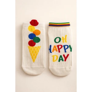 Çocuk Happy Day 2'li Step Çorap
