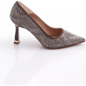 Dgn 7701 Kadin Taşli Topuklu Ayakkabi