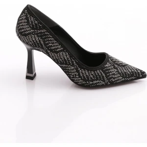 Dgn 7701 Kadin Taşli Topuklu Ayakkabi