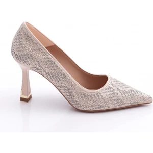 Dgn 7701 Kadin Taşli Topuklu Ayakkabi