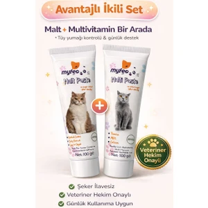 Myfeo Kedi Malt Paste ve Myfeo Multivitamin Paste