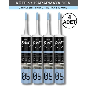 Durul Selsil 05NO Duşakabin Silikonu - 4 Adet