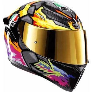 Agv K1 S Bezzecchi Kapalı Kask-Gold Vizör
