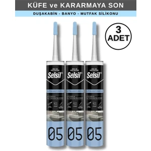 Durul Selsil 05NO Duşakabin Silikonu - 3 Adet