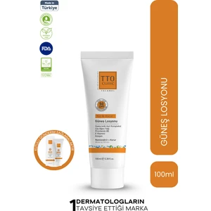 Clinic Güneş Losyonu 50 SPF 100 ml Tüm Cilt Tipleri İçin Nemlendirici Yüksek Koruma