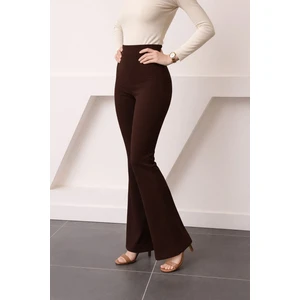 Yüksek Bel Ispanyol Paça Tayt Pantolon