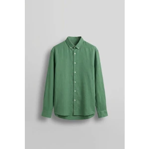 Abluka Online Erkek Oversize Basic Rahat Gömlek Yeşil