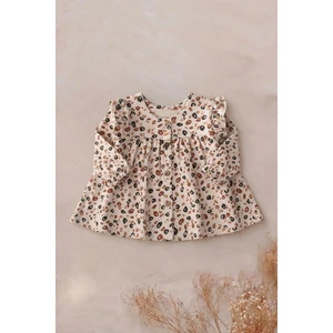 Oversize Desenli Hırka 1-5 Yaş Taş