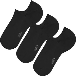 3 Lü Paket Görünmez Çorap Siyah Standart