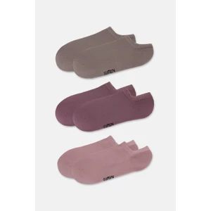 Görünmez 3 Lü Modal Sneaker Çorap