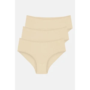 3'lü Pamuklu Basic Yüksek Bel Slip Külot