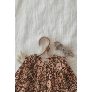 Oversize Desenli Hırka 1-5 Yaş Yeşil