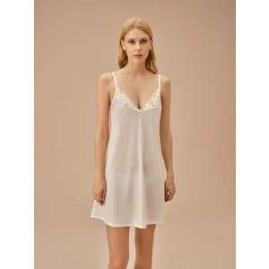 Charm Gecelik Kadınlar Dantel Detaylı Polyamid Elastan Kumaş