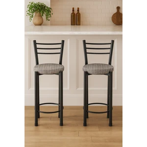 Metal Bar Taburesi - 2 Adet