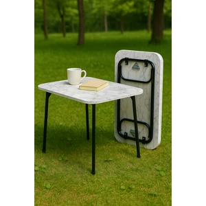 Katlanır Kamp Masası - 50X80 Beyaz