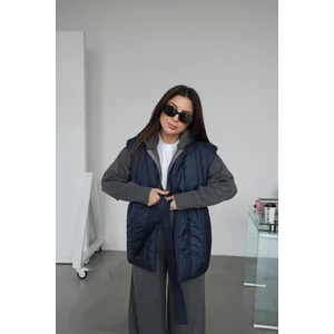 Özge Özgenç Triko Detaylı Şişme Yelek