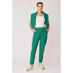 Geniş Cepli Beli Lastikli Eşofman