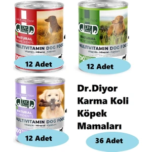 Dr.diyor Köpek Maması Karma Koli 36 Adet 01