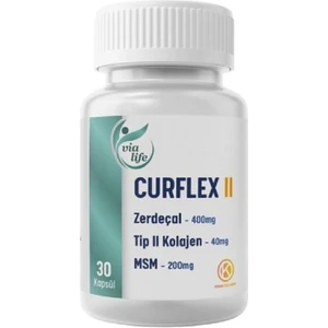 Curflex II - Tip 2  ve Zerdeçal içeren Gıda Takviyesi 30 Kapsül