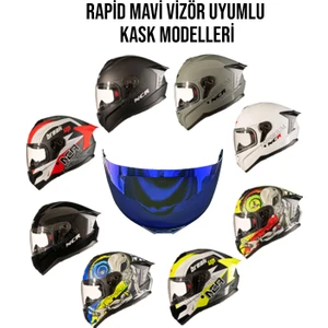Ncr Rapid Mavi Vizör Camı