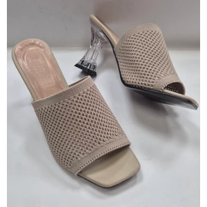 Bayan Şeffaf Topuklu Terlik